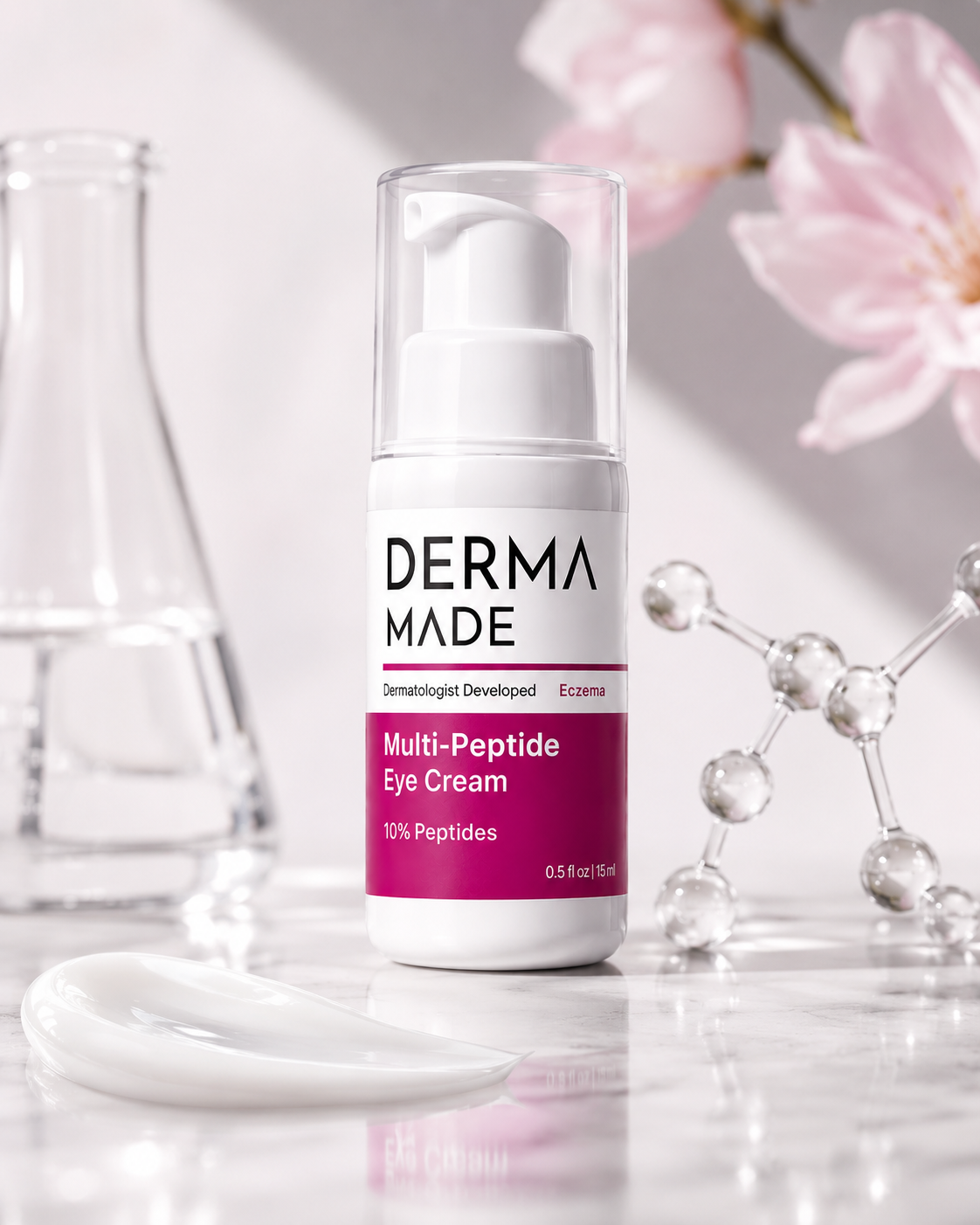 Peptide Eye Cream for Dark Circles & Fine Lines | Derma Made