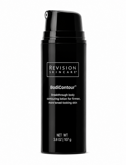 Revision Skincare BodiContour body treatment formulated to visibly firm, tighten, and improve the appearance of crepey skin for a smoother, more sculpted look