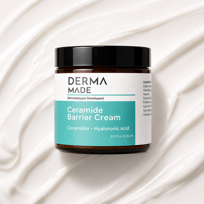 Ceramide Barrier Cream for Dry, Damaged & Sensitive Skin | Derma Made