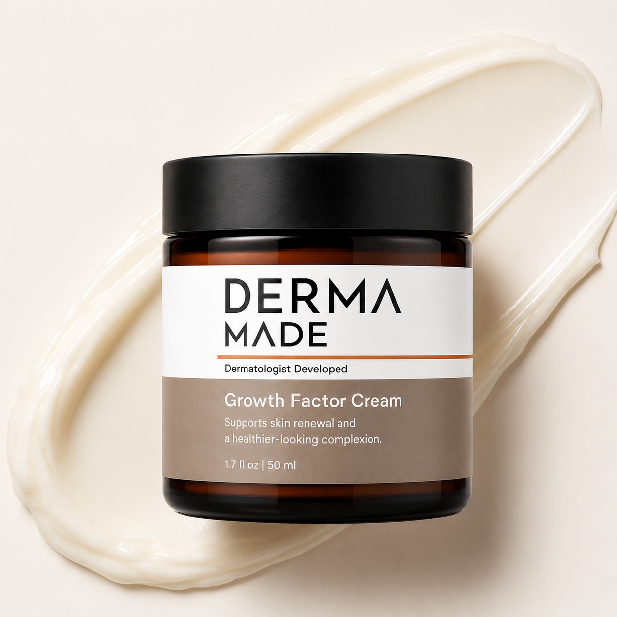 Growth Factor Cream for Skin Renewal & Anti-Aging | Derma Made