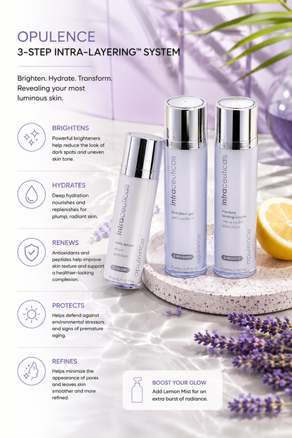 Intraceuticals Opulence 3-Step Hyaluronic Layering Set | Hydrating Skincare System
