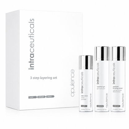 Intraceuticals Opulence 3-Step Hyaluronic Layering Set | Hydrating Skincare System