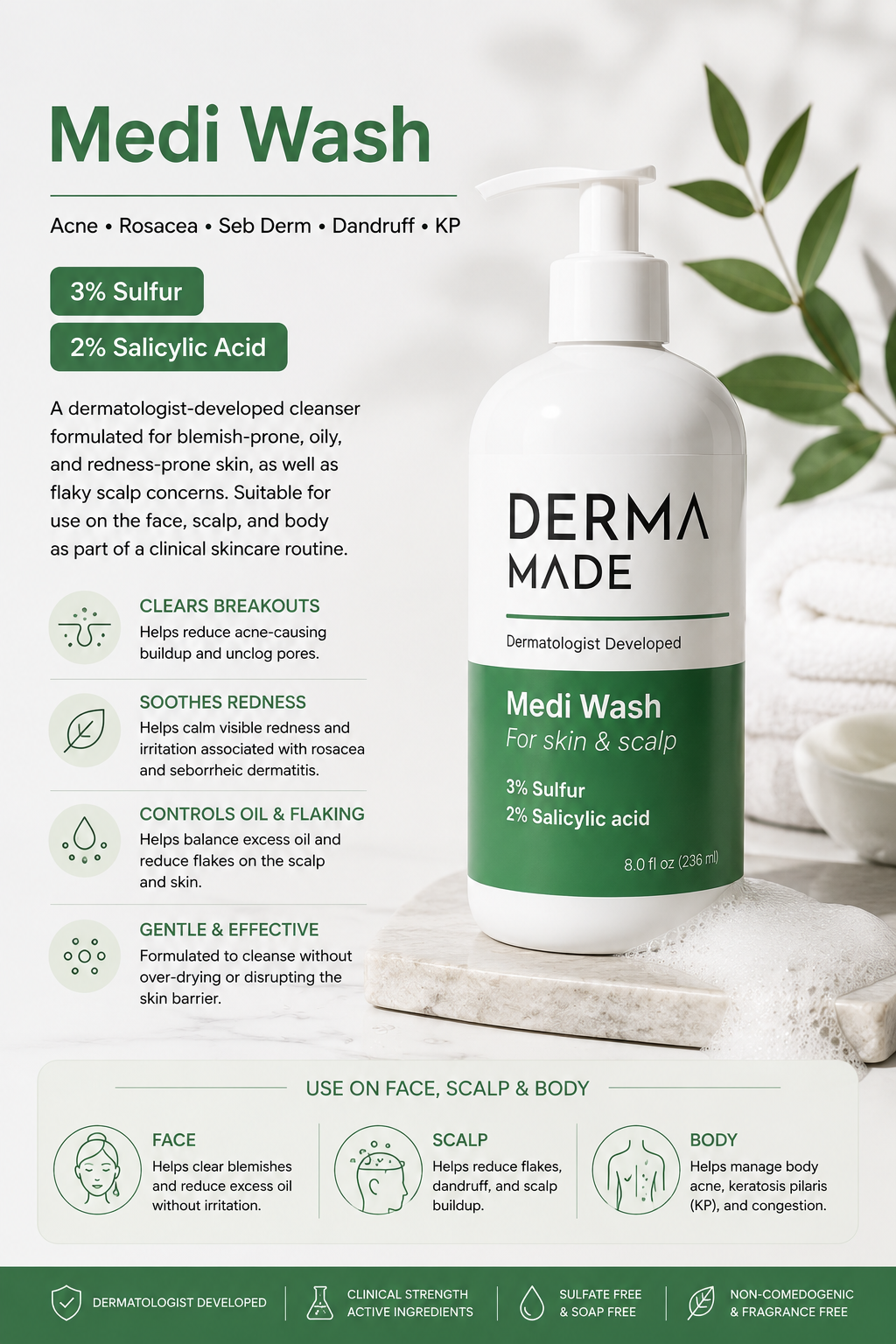 Derma Made Medi Wash